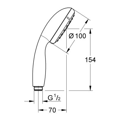 ˳   Grohe 26161001 (CV030533) -  2