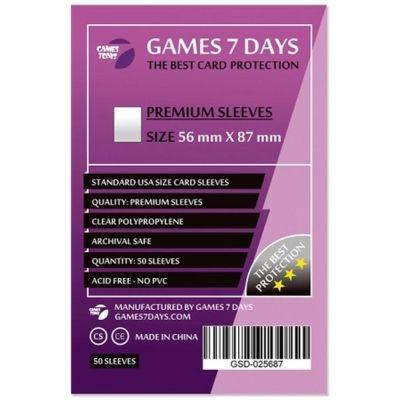    Games7Days 56  87 , Standard USA, 50  (PREMIUM) (GSD-025687) -  1