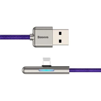   USB 3.1 AM to Lightning 1.0m CAL7C 1.5A 90 Purple Baseus (CAL7C-A05) -  3