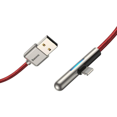   USB 3.1 AM to Lightning 2.0m CAL7C 1.5A 90 Red Baseus (CAL7C-B09) -  2