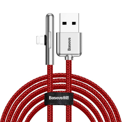   USB 3.1 AM to Lightning 2.0m CAL7C 1.5A 90 Red Baseus (CAL7C-B09) -  1