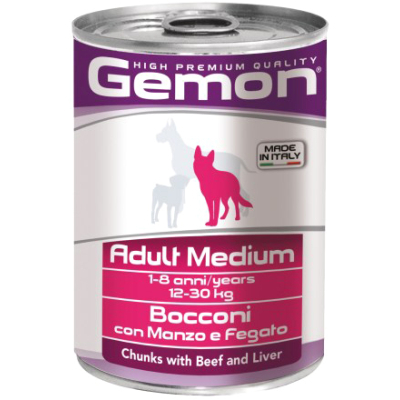    Gemon Dog Wet Medium Adult      415  (8009470387859) -  1