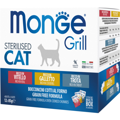     Monge Cat grill mix ster  ,    1.02  (8009470017527) -  1