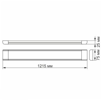  Videx LED 54W 1,2 5000K (VL-BN-54125) -  2