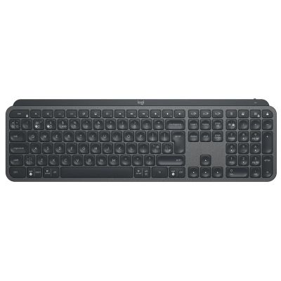  Logitech MX Keys Advanced for Business Wireless Illuminated UA Graphite (920-010251) -  1