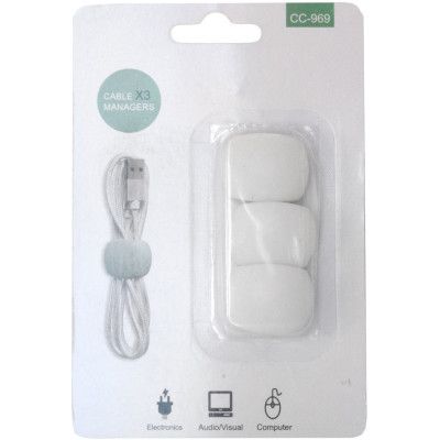    Extradigital CC-969 Cable Clips, White (KBC1809) -  5