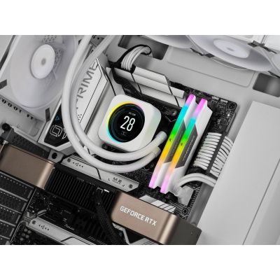     DDR5 32GB (2x16GB) 6000 MHz Vengeance RGB White Corsair (CMH32GX5M2B6000C40W) -  4