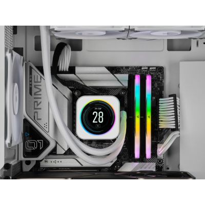     DDR5 32GB (2x16GB) 6000 MHz Vengeance RGB White Corsair (CMH32GX5M2B6000C40W) -  5