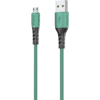   USB 2.0 AM to Micro 5P 1.0m PD-B51m Green Proda (PD-B51m-GR) -  2