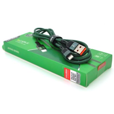   USB 2.0 AM to Lightning 1.2m KSC-458 JINTENG Green iKAKU (KSC-458-G-L) -  1