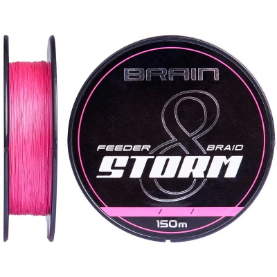  Brain fishing Storm 8X 150m 0.10mm 13lb/5.9kg Pink (1858.51.88) -  1