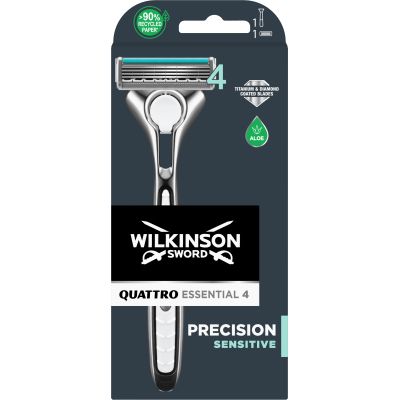  Wilkinson Sword Quattro Titanium Sensitive (4027800205707) -  1