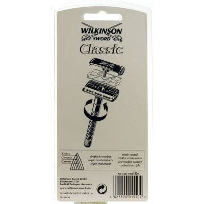  Wilkinson Sword Classic Double Edge Razor + 5   (4027800015504) -  8