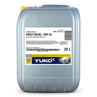   Yuko MEGA DIESEL 10W-40 20 (YUKO MEGA DIESEL 10W-40) -  1