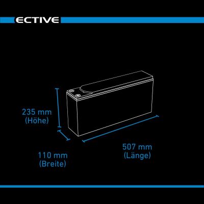       Ective DC 125, 12V-126Ah, AGM Slim (TN4710) -  6