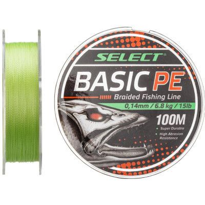  Select Basic PE 100m Light Green 0.16mm 18lb/8.3kg (1870.27.50) -  1