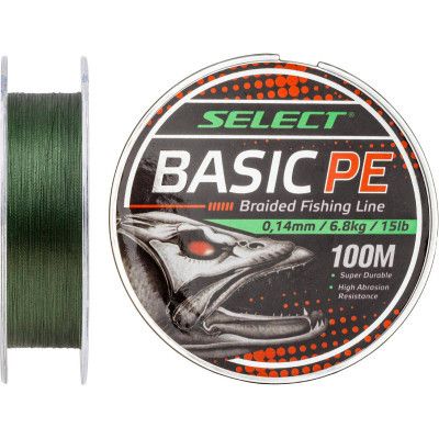  Select Basic PE 100m Dark Green 0.06mm 6lb/3kg (1870.27.58) -  1