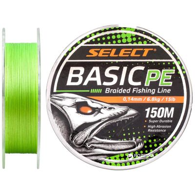  Select Basic PE 150m Light Green 0.14mm 15lb/6.8kg (1870.18.14) -  1