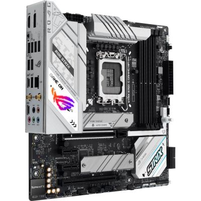   LGA1700, Asus ROG STRIX B760-G GAMING WIFI, B760, 4xDDR5, Int.Video(CPU), 4xSATA3, 2xM.2, 1xPCI-E 16x 5.0, 1xPCI-E 16x 4.0, 2xPCI-E 1x 4.0, S1220A, Intel 2.5Gb, WiFi 6, Bluetooth 5.3, 7xUSB3.2/6xUSB2.0, HDMI/DP, ATX -  3