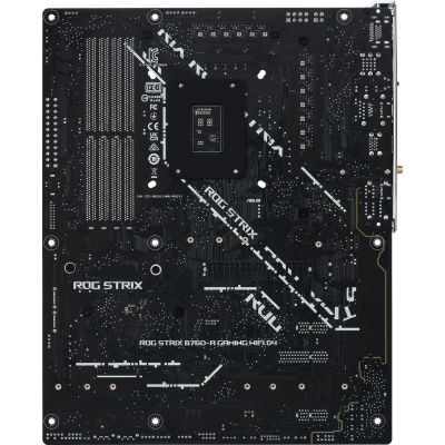   LGA1700, Asus ROG STRIX B760-A GAMING WIFI, B760, 4xDDR5, Int.Video(CPU), 4xSATA3, 3xM.2, 1xPCI-E 16x 5.0, 1xPCI-E 16x 3.0, 2xPCI-E 1x 3.0, ALC4080, Intel 2.5Gb, WiFi 6E, Bluetooth 5.3, 7xUSB3.2/5xUSB2.0, HDMI/DP, ATX -  9