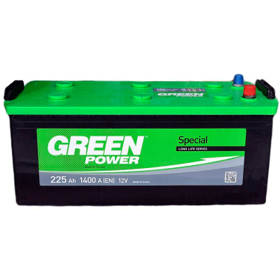   GREEN POWER Standart 225Ah (+/-) (1400EN) (22366) -  1