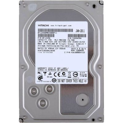   3.5" 3TB WDC Hitachi HGST (# HUA723030ALA640 #) -  1