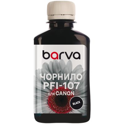  Barva Canon PFI-102/107 180ml BK (C107-884) -  1