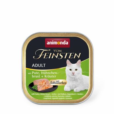    Animonda Vom Feinsten Adult Turkey, Chicken breast + Herbs 100  (4017721832649) -  1