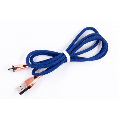   USB 2.0 AM to Micro 5P 1.5m blue Dengos (NTK-M-DL-SET-BLUE) -  1