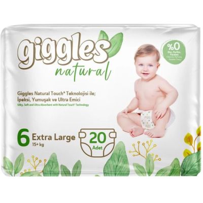  Giggles Natural 6 Extra Large 15+  20  (8680131206421) -  1