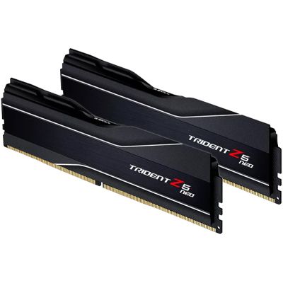     DDR5 64GB (2x32GB) 6000 MHz Trident Z5 NEO for AMD G.Skill (F5-6000J3238G32GX2-TZ5N) -  3