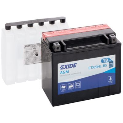   EXIDE AGM 18Ah  (-/+) (270EN) (ETX20HL-BS) -  1