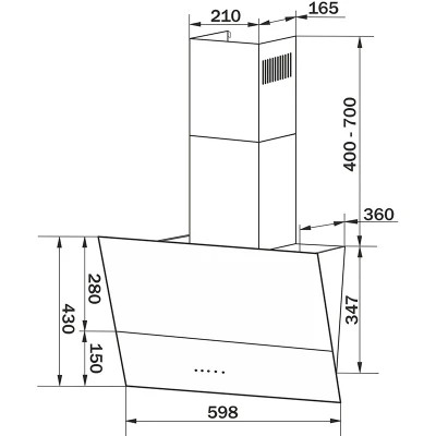   GRANADO Vivares 613-1100 black glass (GCH316311) -  11