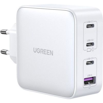   Ugreen Nexode USB-A+3*USB-C 100W GaN Te ch Fast White (CD226/15337) -  1