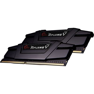     DDR4 16GB (2x8GB) 4400 MHz RipjawsV Black G.Skill (F4-4400C18D-16GVKC) -  2