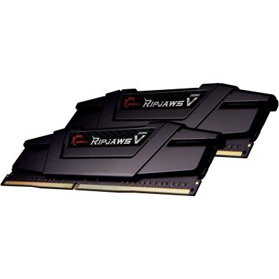     DDR4 64GB (2x32GB) 4400 MHz RipjawsV Black G.Skill (F4-4400C19D-64GVK) -  2