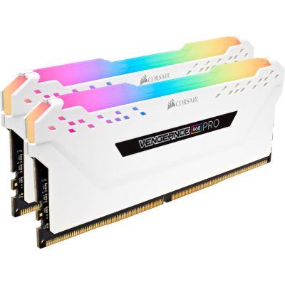     DDR4 32GB (2x16GB) 3200 MHz Vengeance RGB PRO SL Corsair (CMH32GX4M2E3200C16W) -  2