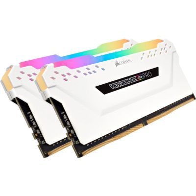     DDR4 32GB (2x16GB) 3200 MHz Vengeance RGB PRO SL Corsair (CMH32GX4M2E3200C16W) -  3