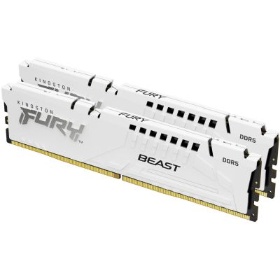  '  ' DDR5 32GB (2x16GB) 5200 MHz Beast EXPO White Kingston Fury (ex.HyperX) (KF552C36BWEK2-32) -  1