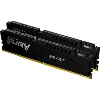  '  ' DDR5 64GB (2x32GB) 5200  Beast Black Kingston Fury (ex.HyperX) (KF552C36BBEK2-64) -  1