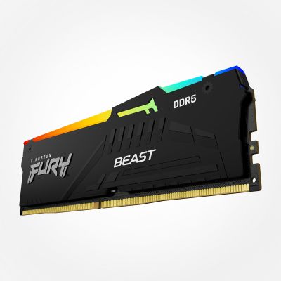  '  ' DDR5 64GB (2x32GB) 5200  Beast RGB EXPO Kingston Fury (ex.HyperX) (KF552C36BBEAK2-64) -  5
