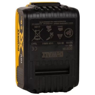    DeWALT 18  XR Li-lon 5Ah, 3 ., 1.94  (DCB184P3) -  6