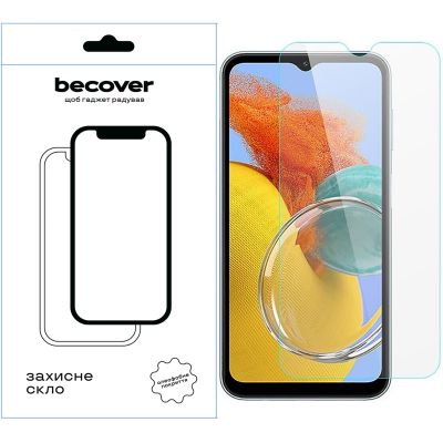   BeCover Samsung Galaxy M14 5G SM-M146 3D Crystal Clear Glass (709259) -  1