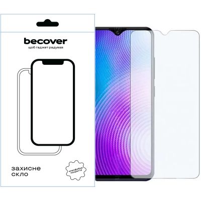   BeCover Tecno Spark 10 (KI5q) 3D Crystal Clear Glass (709267) -  1