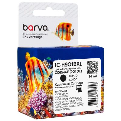  Barva HP 901XL black/CC654AE, 14  (IC-H901BXL) -  1