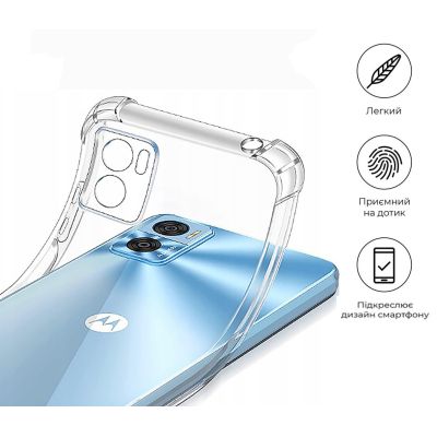     BeCover Anti-Shock Motorola Moto E22/E22i Clear (709321) -  6