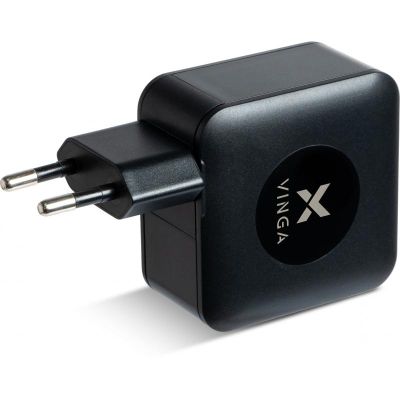   Vinga 65W PD/QC 2xUSB-C+2xUSB-A+2xSchukoF 1.5m CEE7/7 (VCHG2OAC65) -  2