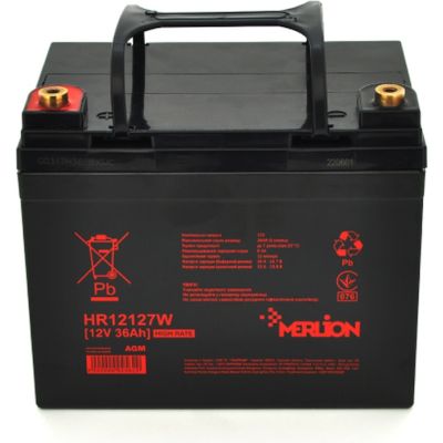       Merlion HR12127W, 12V 36Ah (HR12127W) -  1