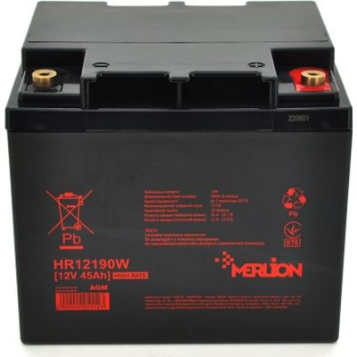       Merlion HR12190W, 12V 45Ah (HR12190W) -  1