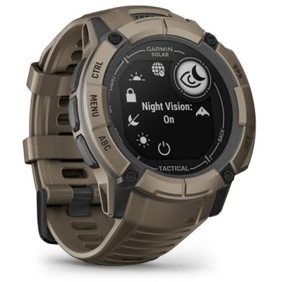 - Garmin Instinct 2X, Solar, Tactical Edition, Coyote Tan, GPS (010-02805-02) -  3